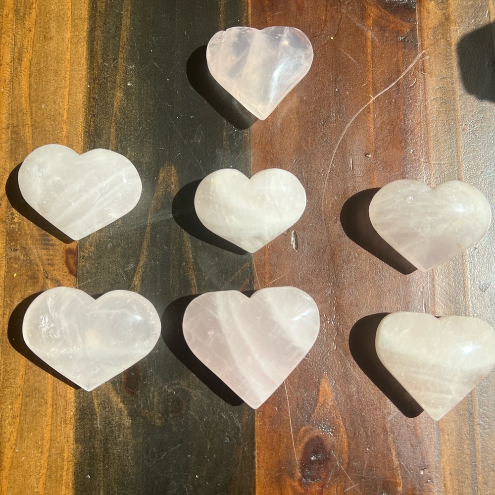 ✨Rose Heart Shaped Rose Quartz✨